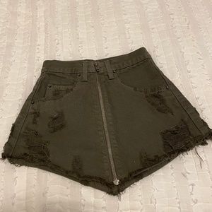 CARMAR Beatrice Denim Skirt